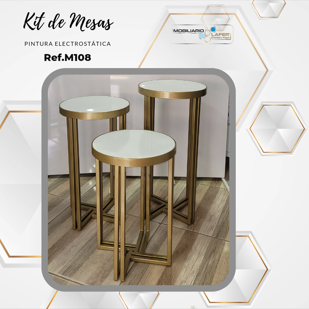 Ref. M108 Kit x 3 Mesa