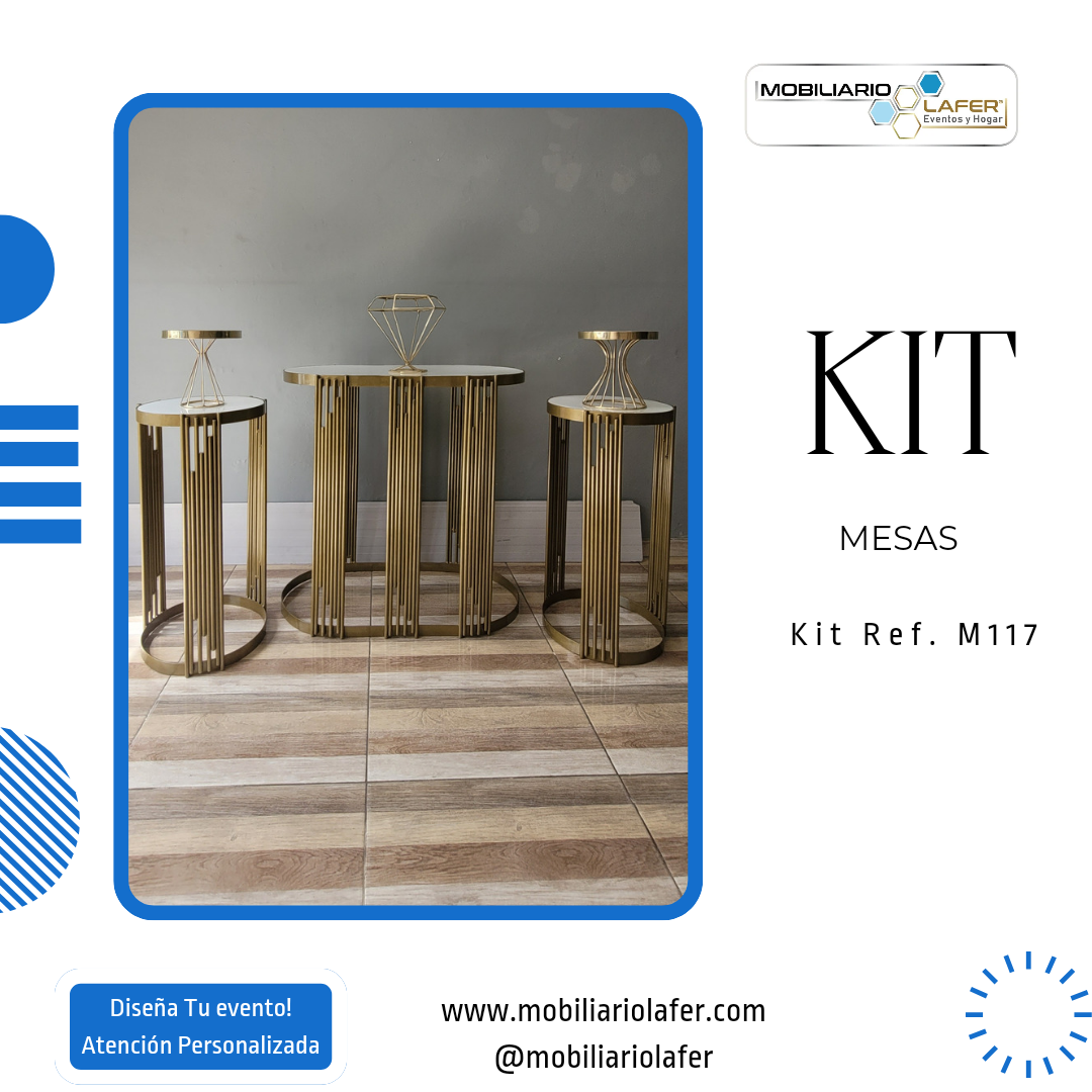 Ref. M0117 Kit x 3 Mesa