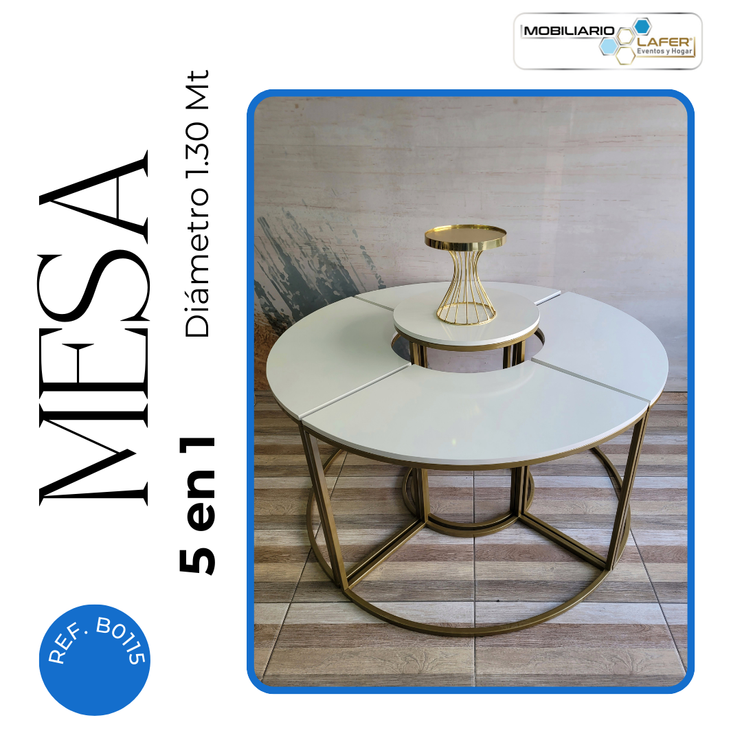 Ref M0115 Mesa 5 en 1