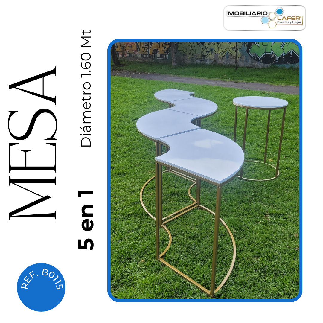 Ref M0115 Mesa 5 en 1