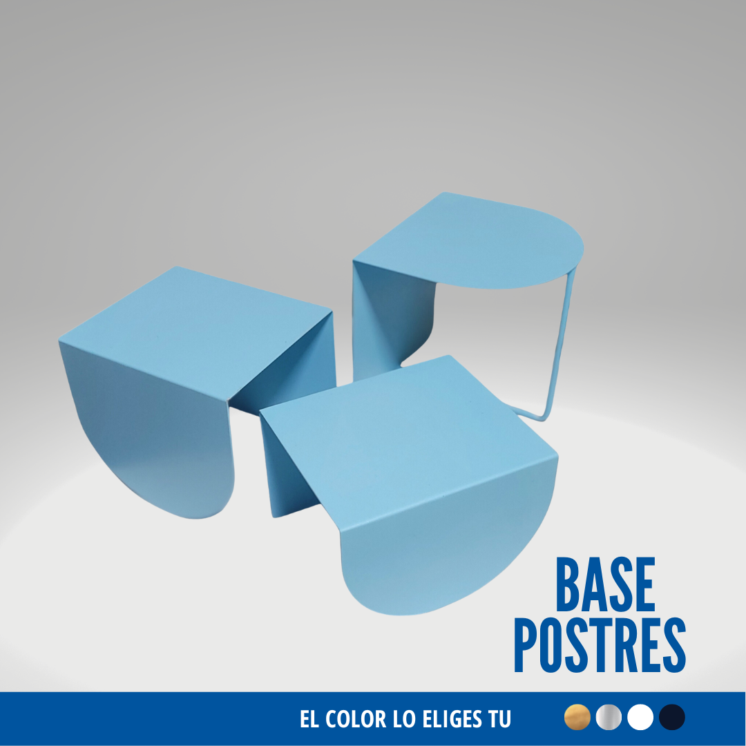 Kit de 3 Bases Postres