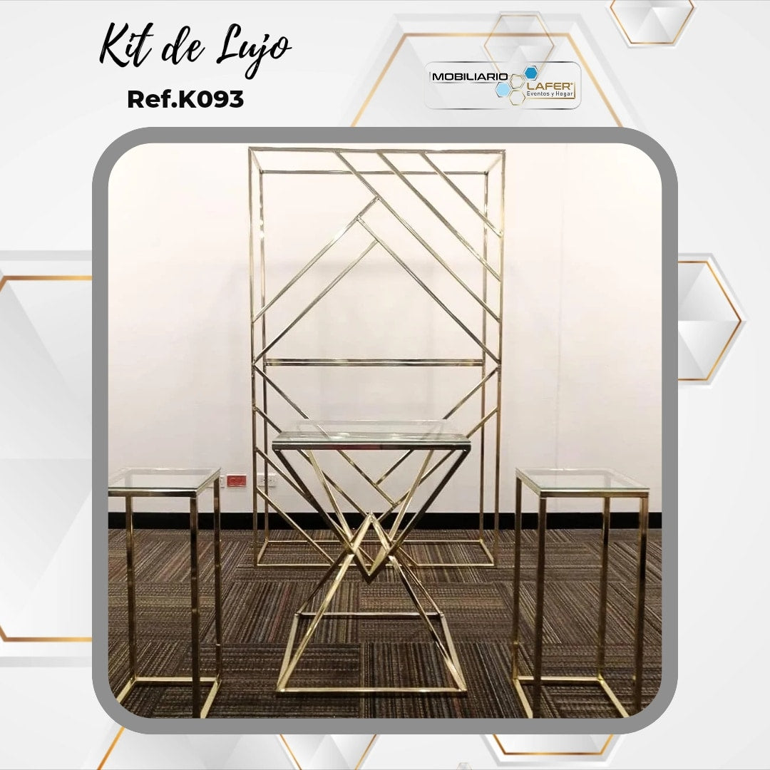 Ref. K093 Kit de Backing y Mesas de Lujo