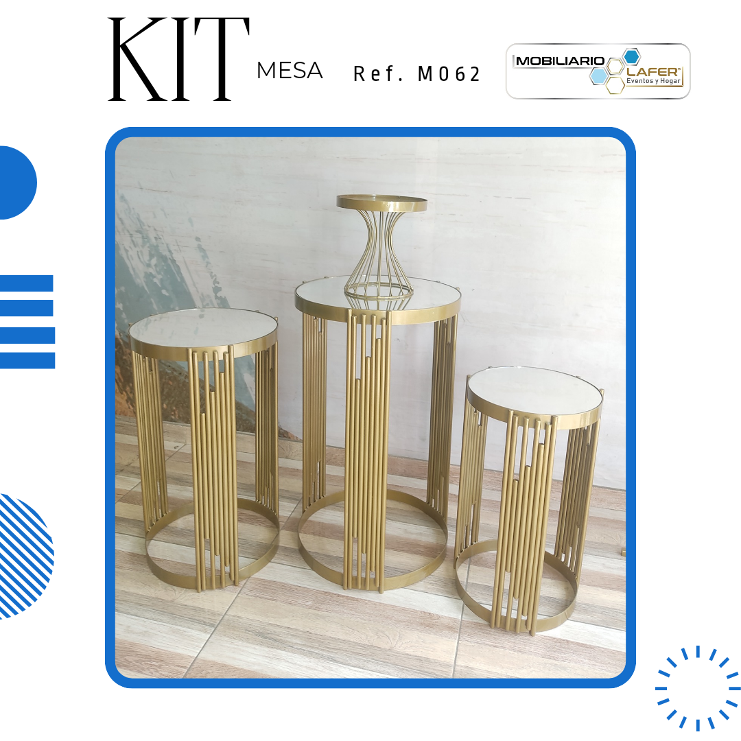 Ref. M062 Kit x 3 Mesa