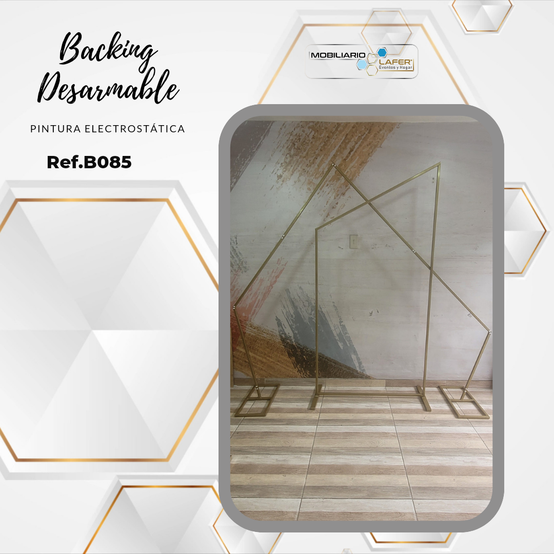 Ref.B085 Kit x 2 Backing Desarmables