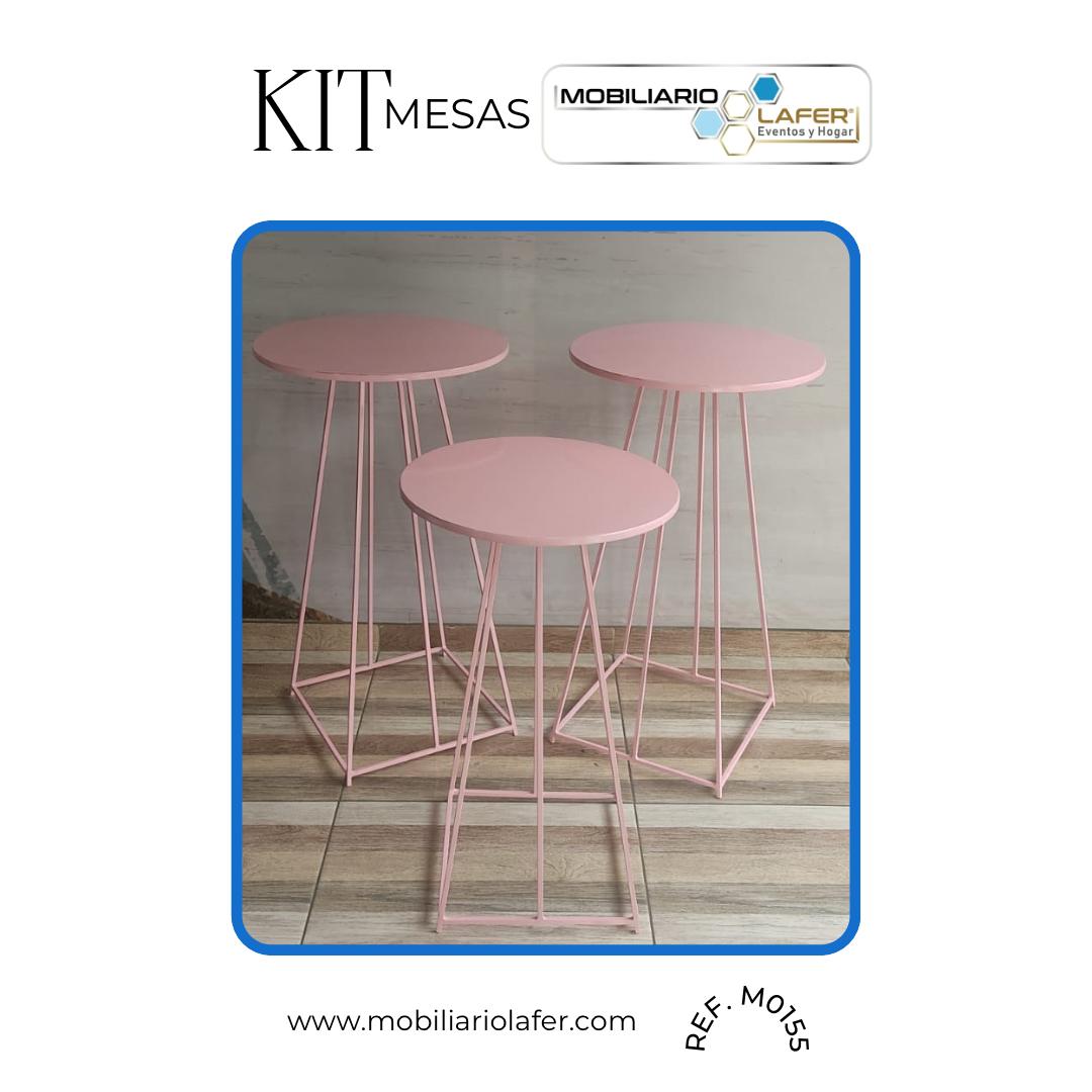 Ref. M155 Kit de 3 Mesas Cónicas