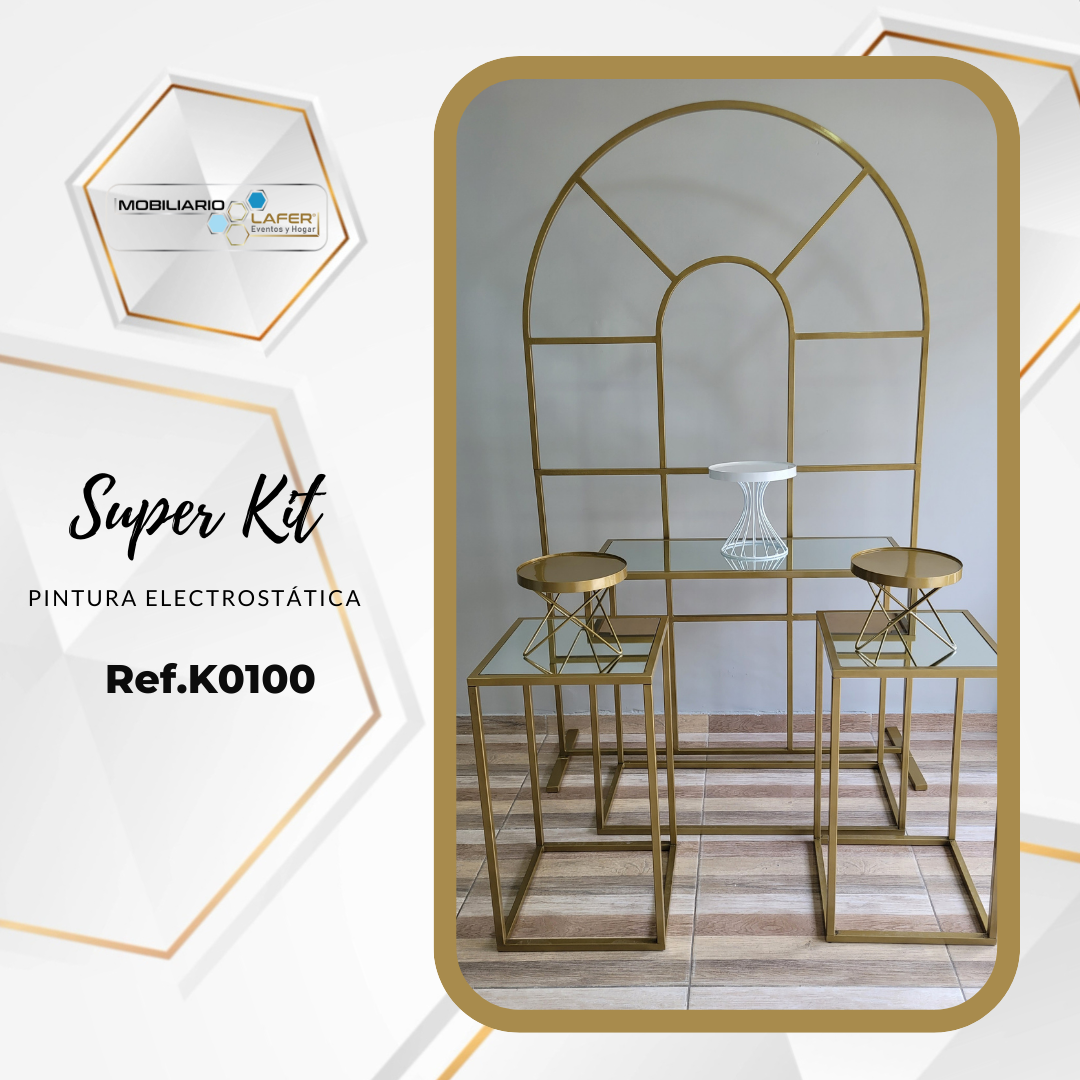 Ref K0100 Kit Backing y 3 Mesa