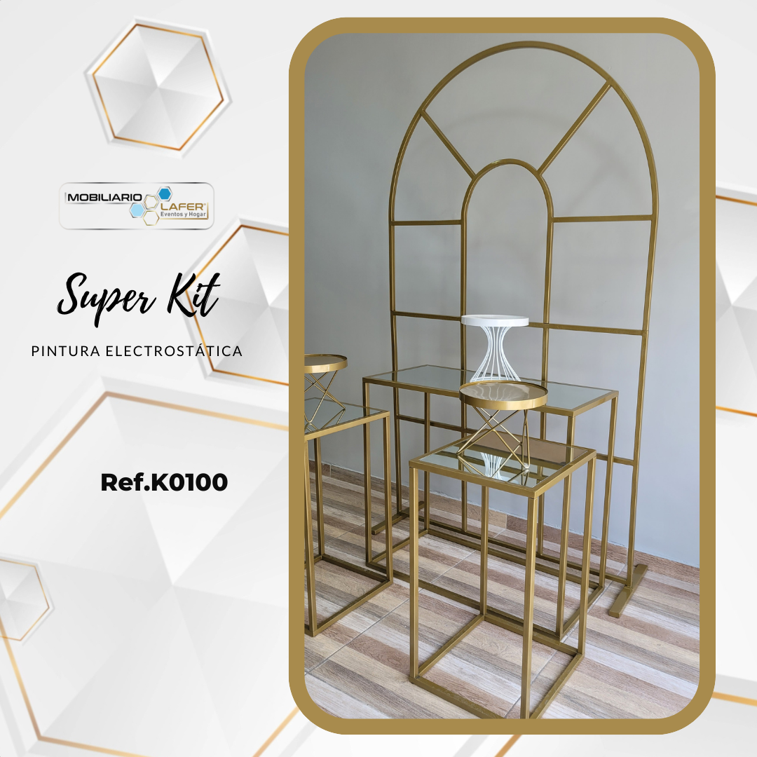 Ref K0100 Kit Backing y 3 Mesa