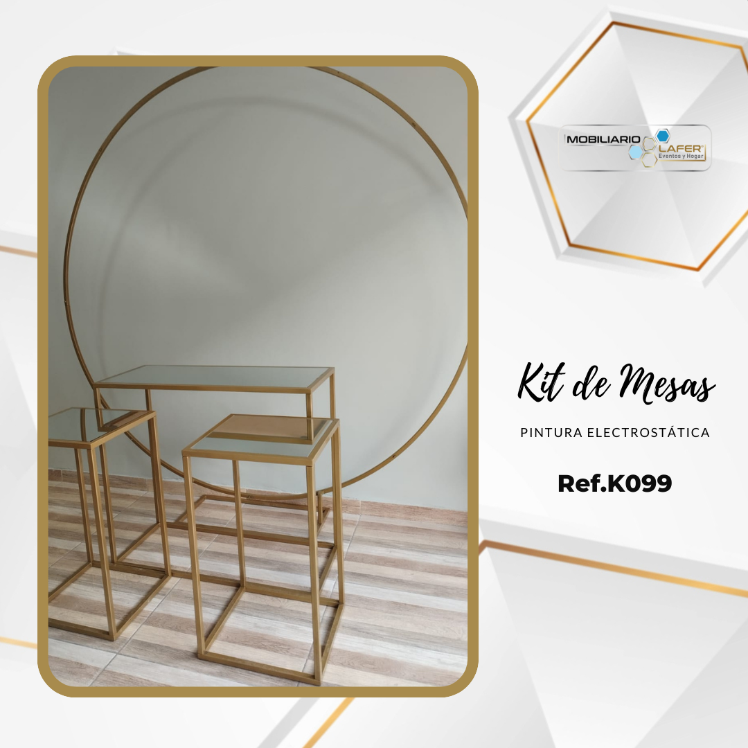 Ref K099 Kit Backing y 3 Mesa