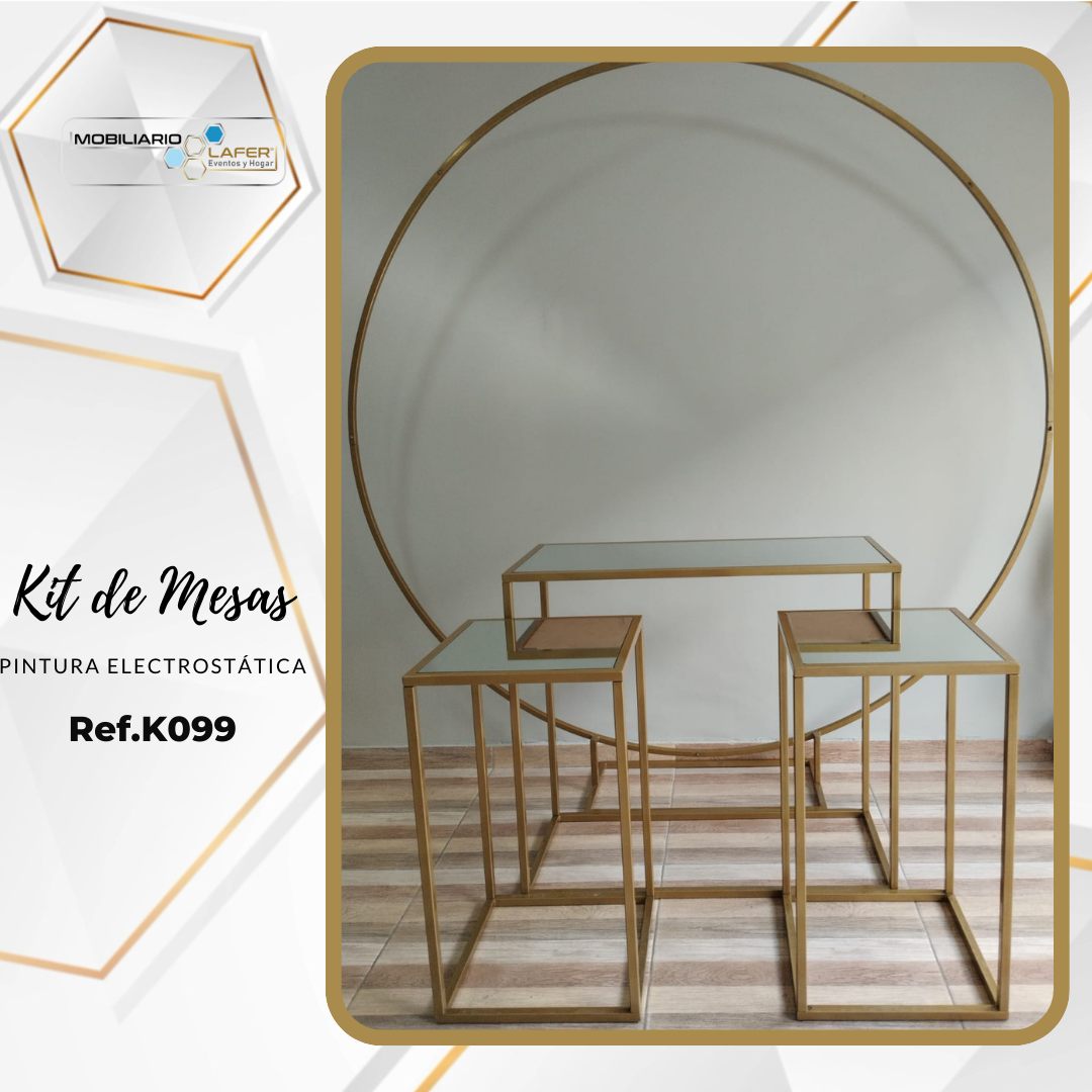 Ref K099 Kit Backing y 3 Mesa