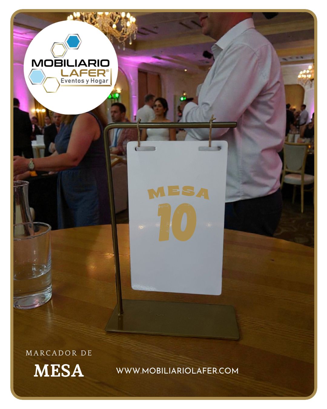 Ref MM001 Marcador de Mesa