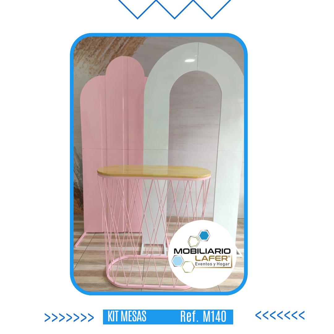 Ref. M140 Kit de 2 Backing y 1 Mesa.