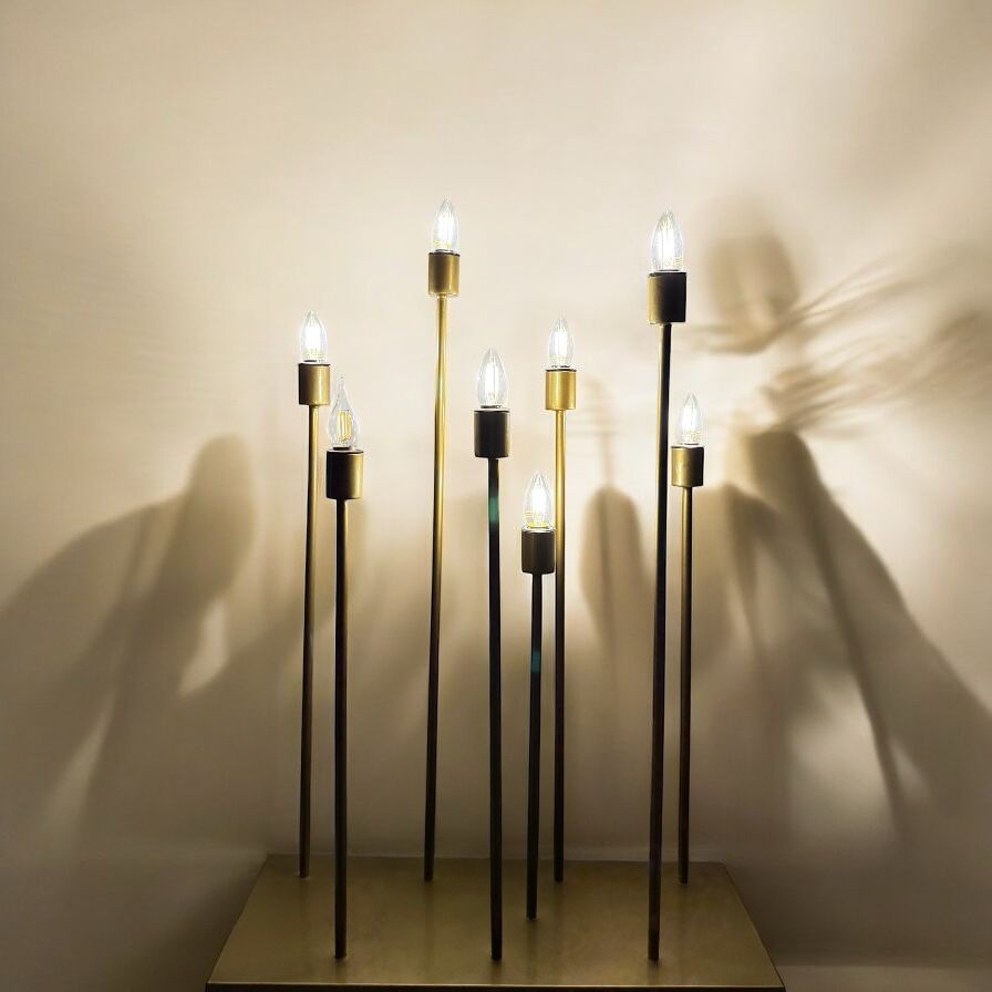 Ref CM021 Candelabro Eléctrico x 8 Bombillos