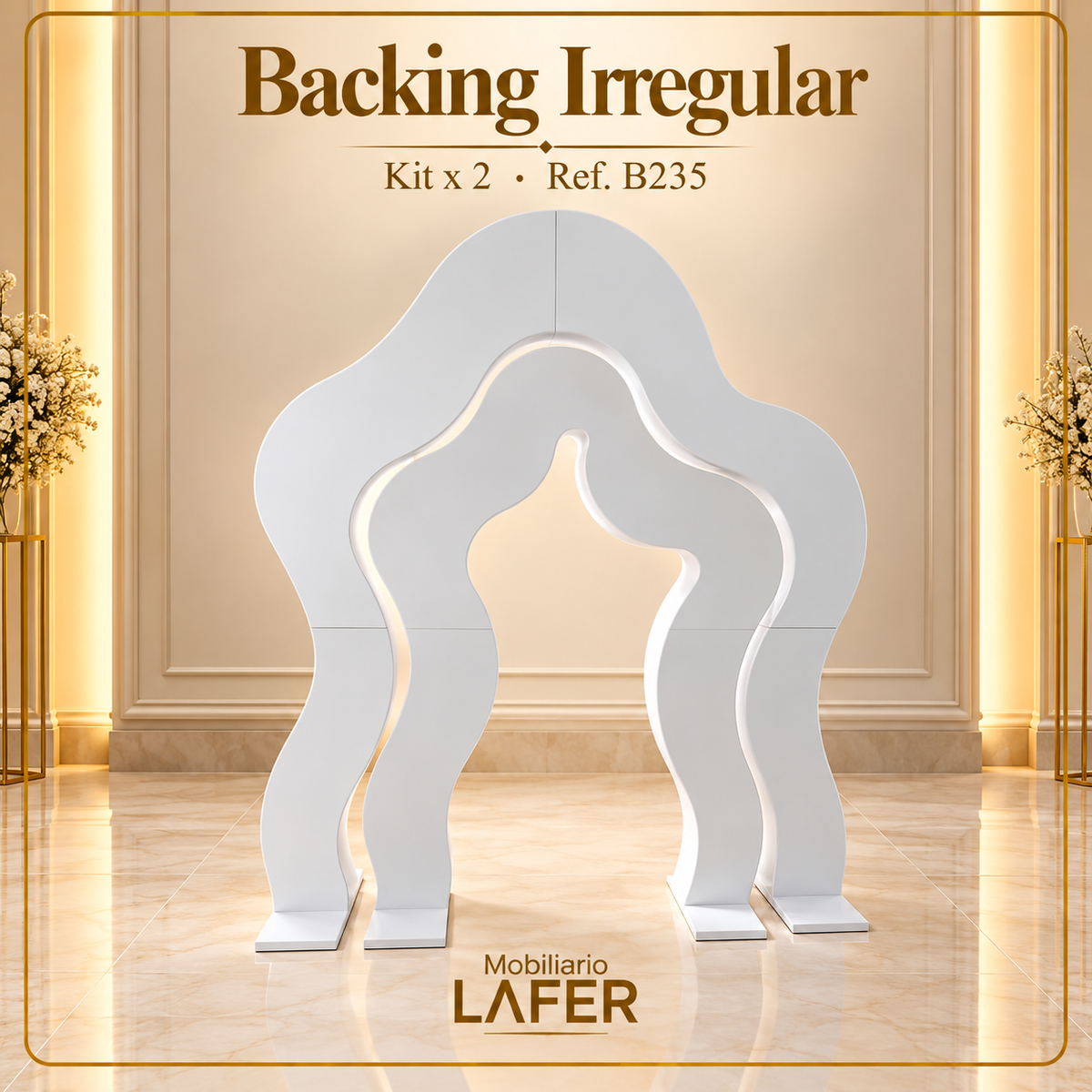 Ref. B235 Backing Irregular x 2