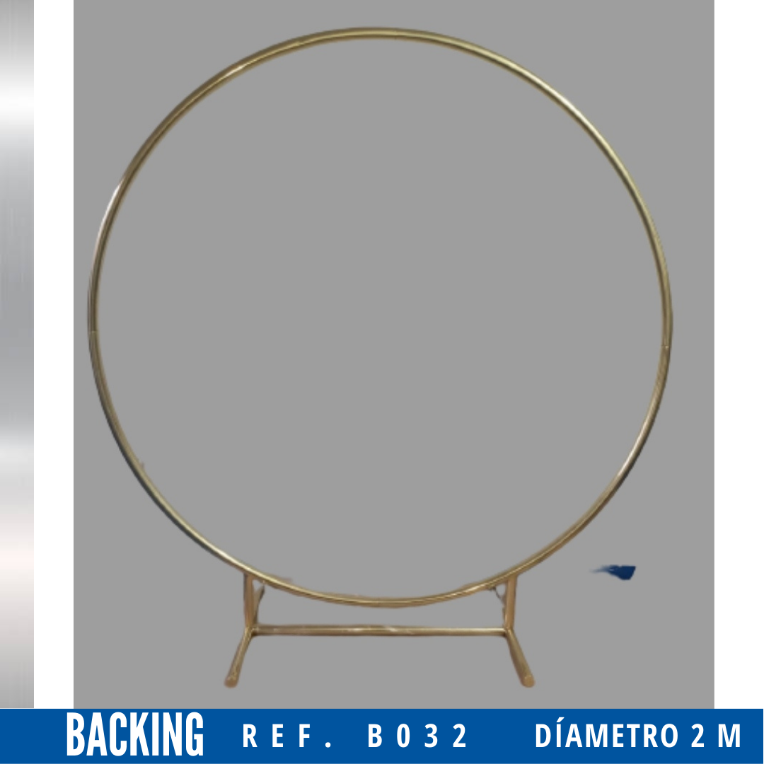 Ref. B035 Backing Cromado