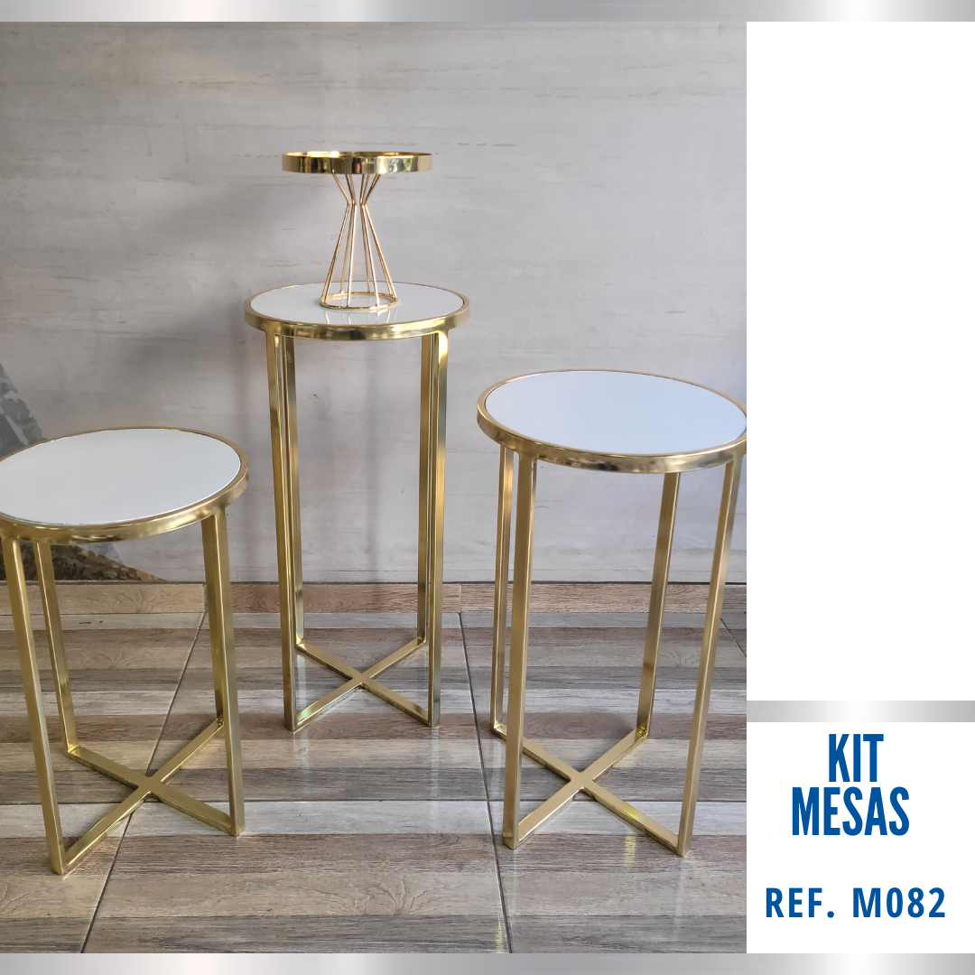 Ref. M082 kit x 3 Mesa de Lujo