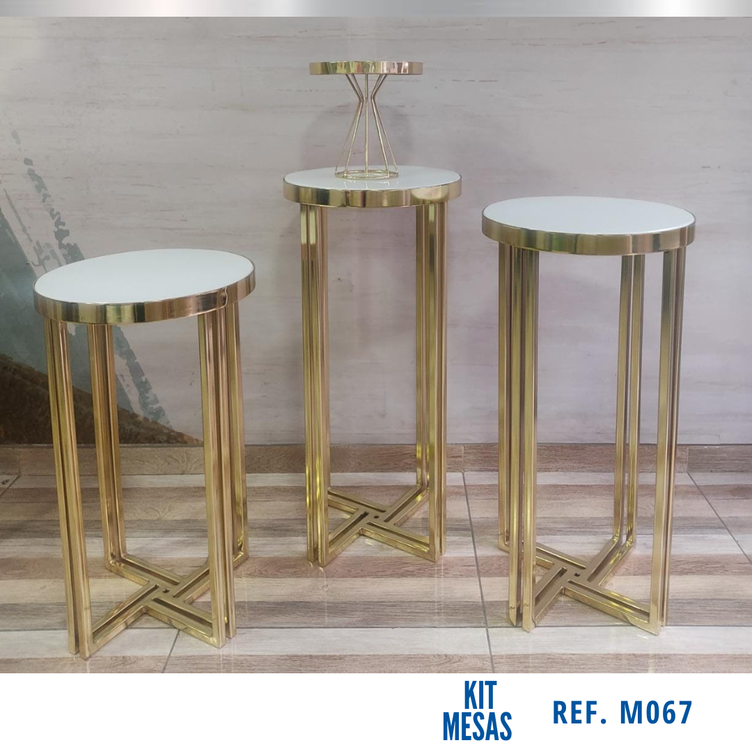 Ref. M067 kit x 3 Mesa de Lujo