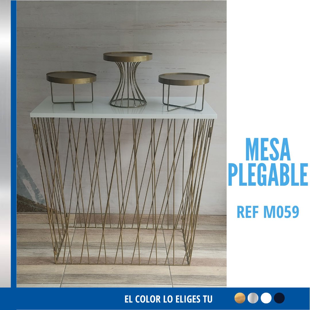 Ref. M059 Mesa Plegabe Varilla