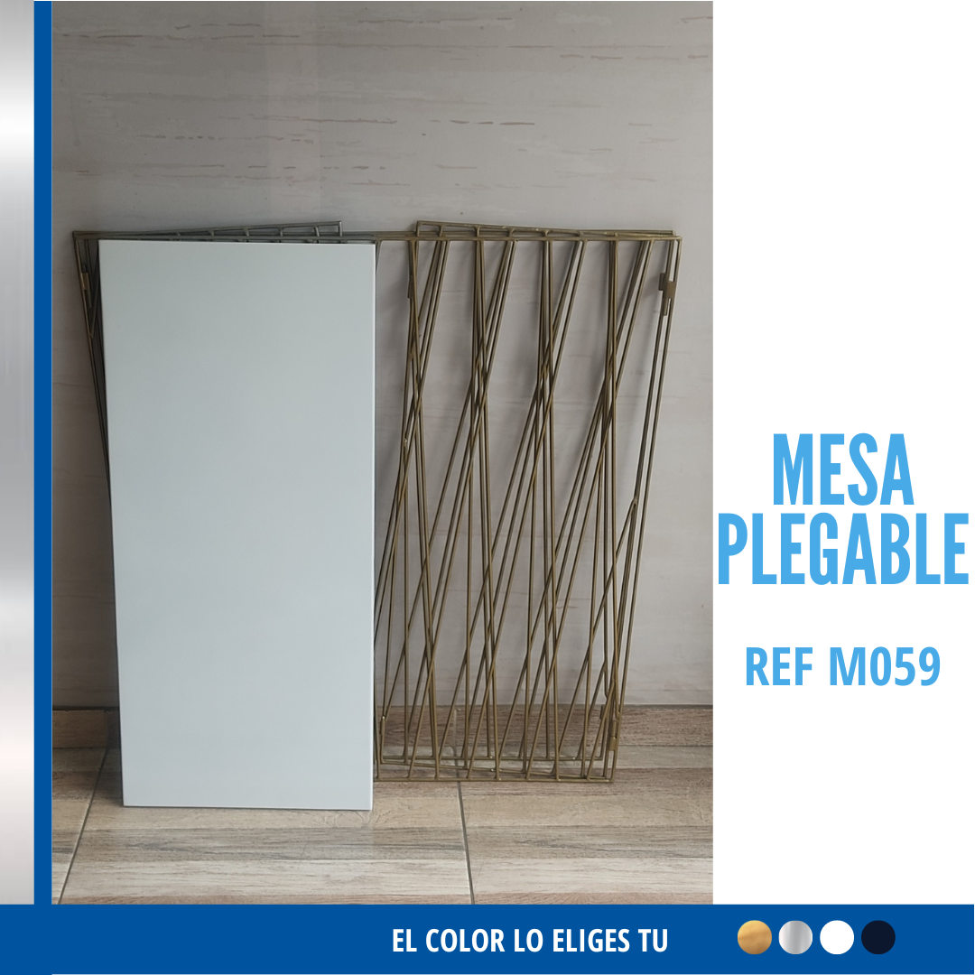 Ref. M059 Mesa Plegabe Varilla