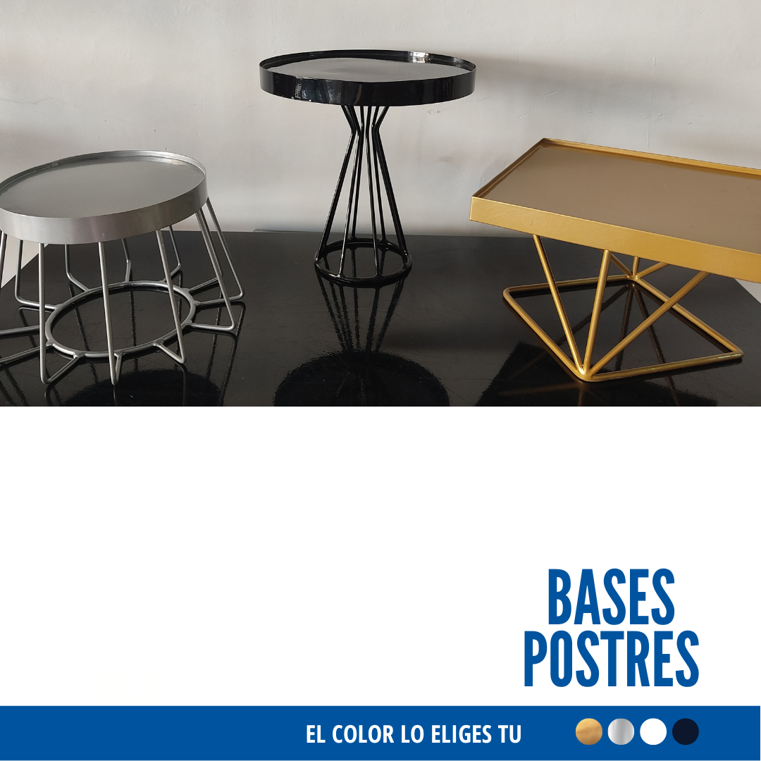 Kit x 3 Bases Para Postres