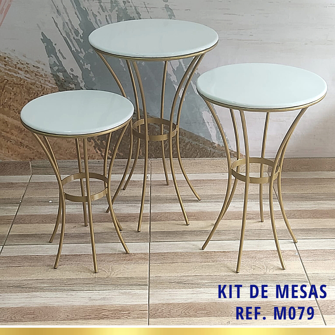 Ref. M079 Kit de 3 Mesas