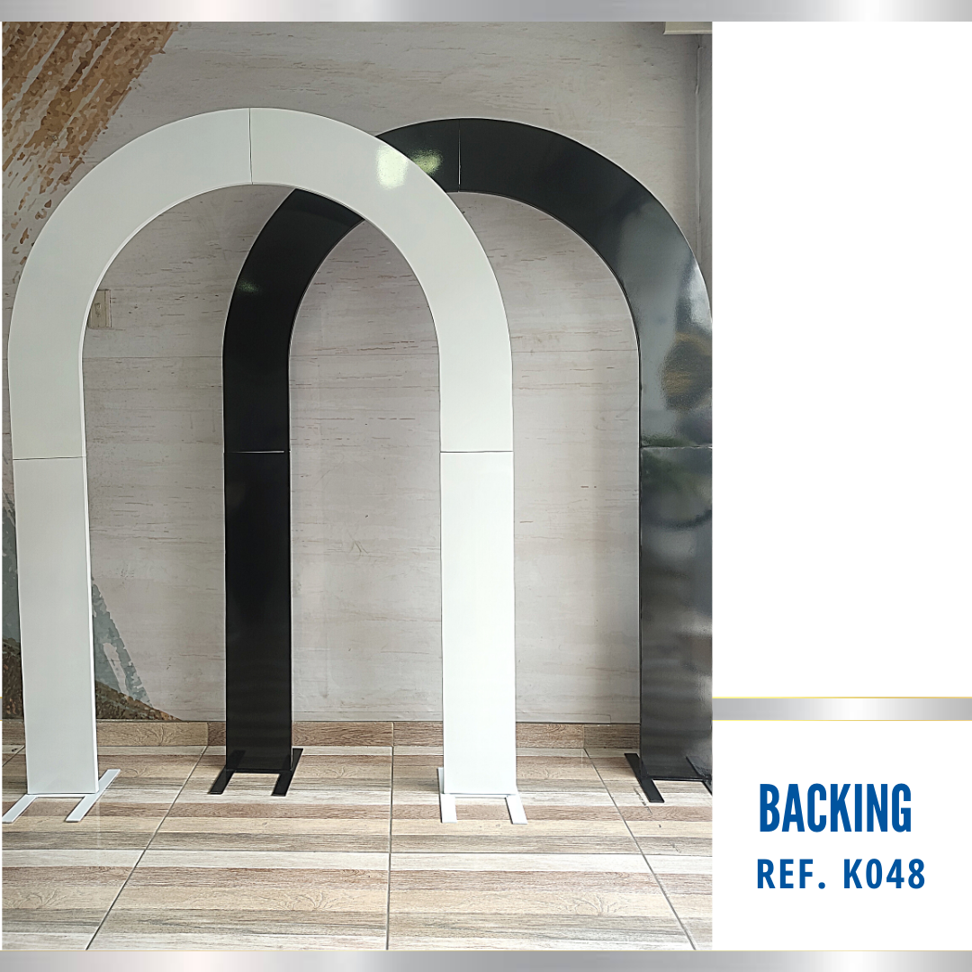 Ref. K048 Backing Curva Lamina Desarmable