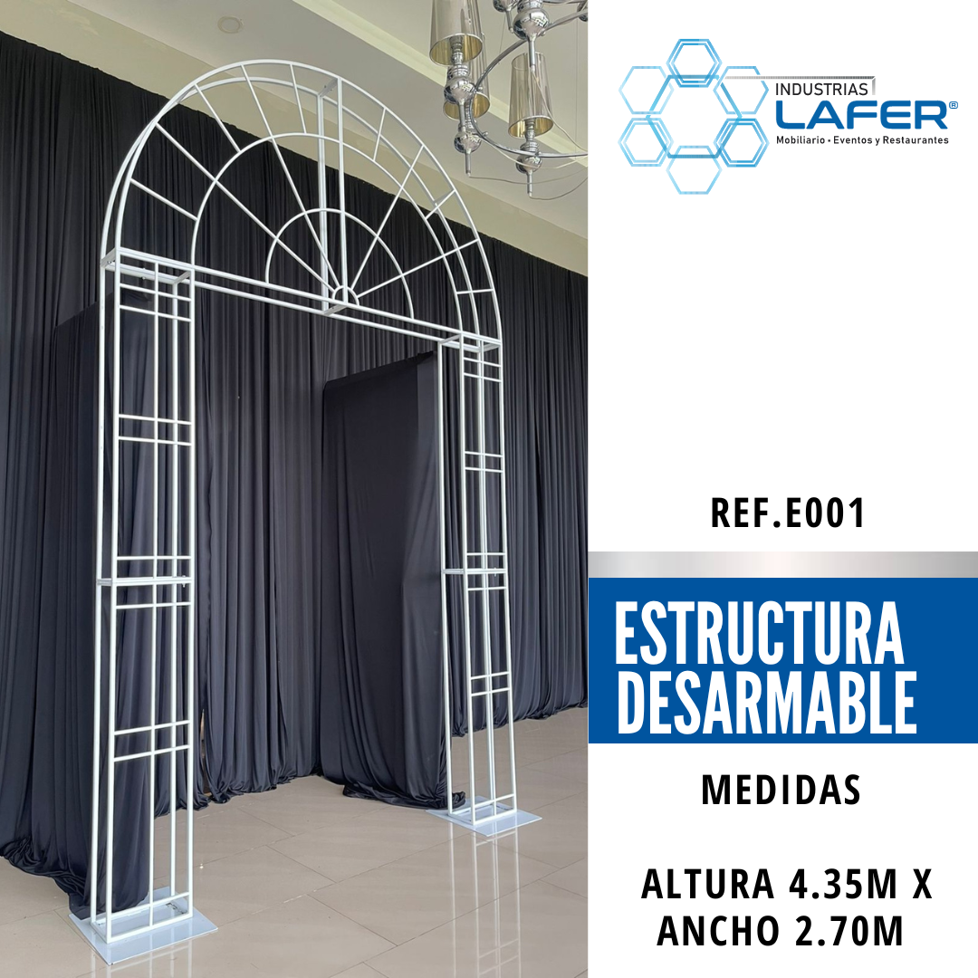 Ref E001 Estructura Desarmable