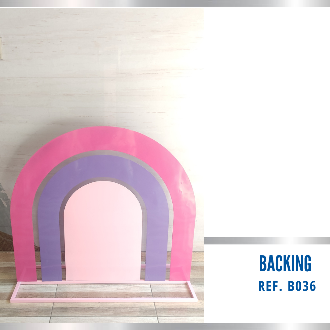 Ref. B036 Backing Arcoiris.