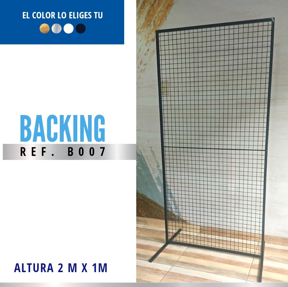 Ref. B007 Backing Malla Rectangular