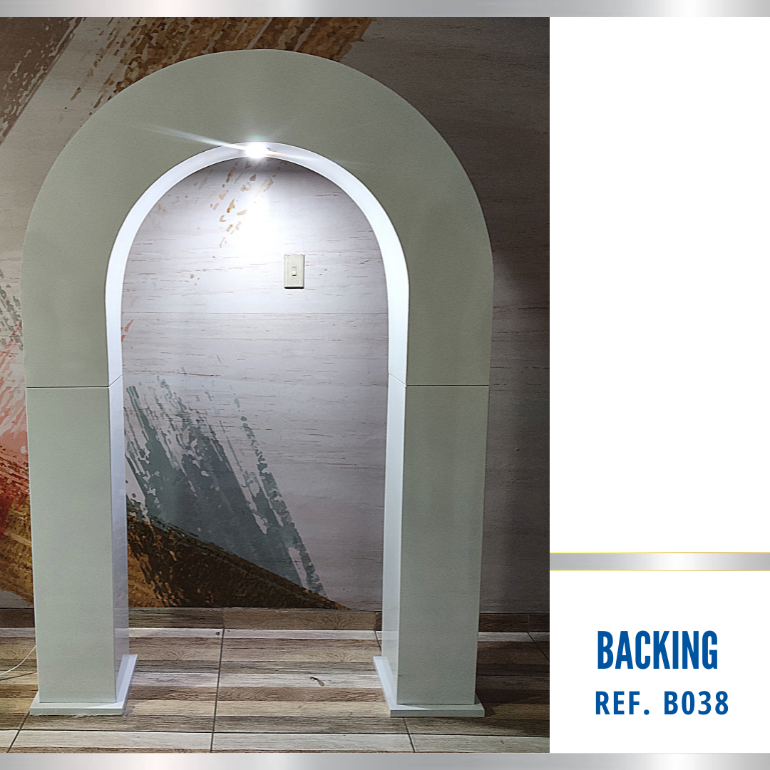 Ref B038 Backing Cupula Con Iluminacion