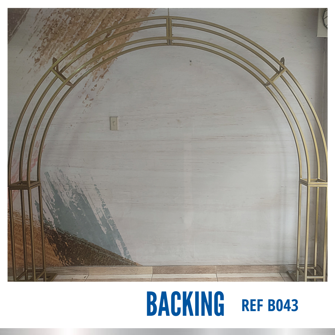 Ref B043 Backing Arco para Flores.