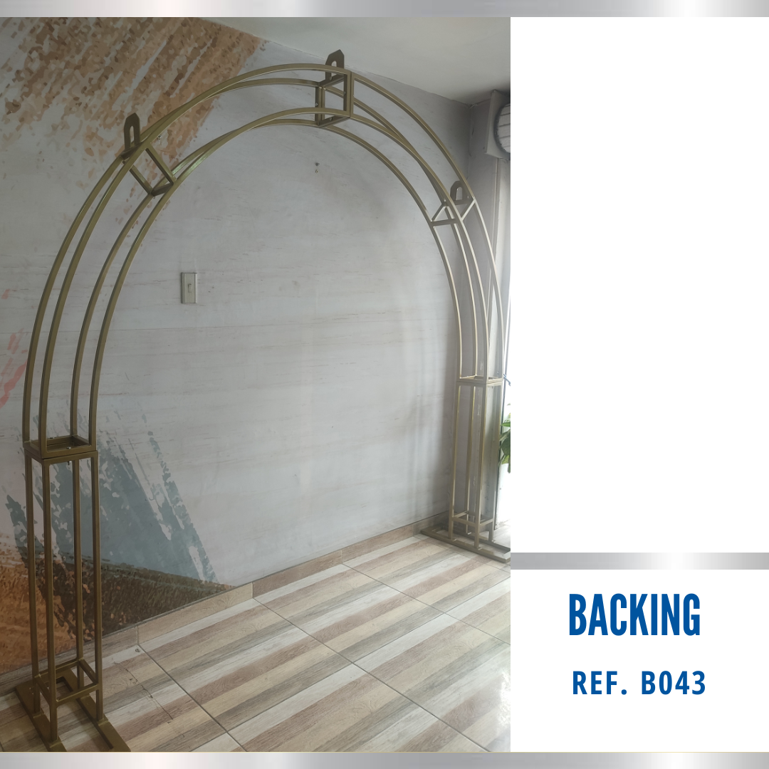 Ref B043 Backing Arco para Flores.