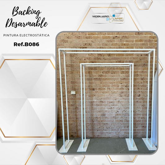 Ref.B086 Backing Desarmables