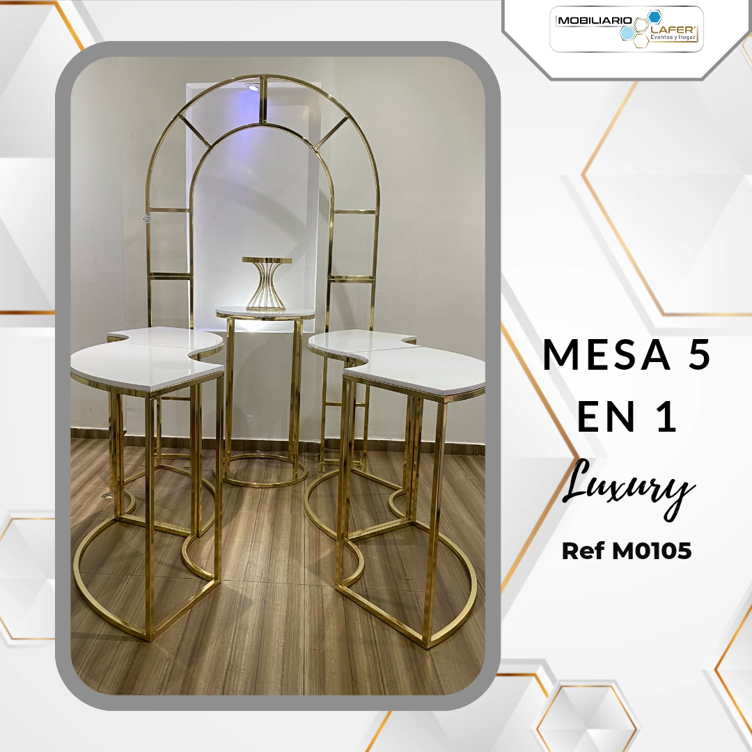 Ref. M105  Mesa 5 en 1 Desarmable