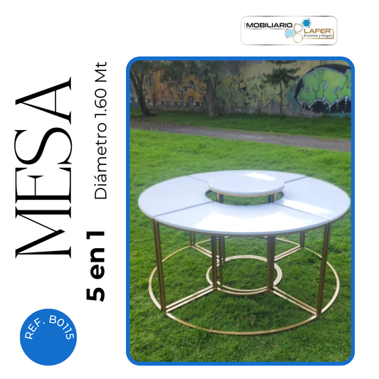 Ref M0115 Mesa 5 en 1