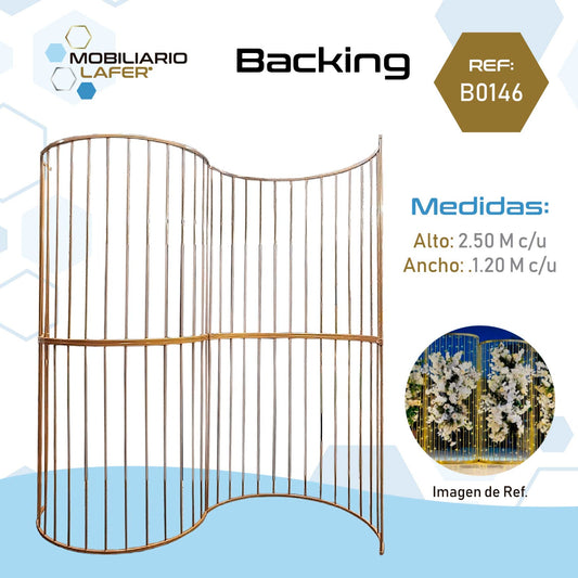 Ref B0146 Backing Desarmable
