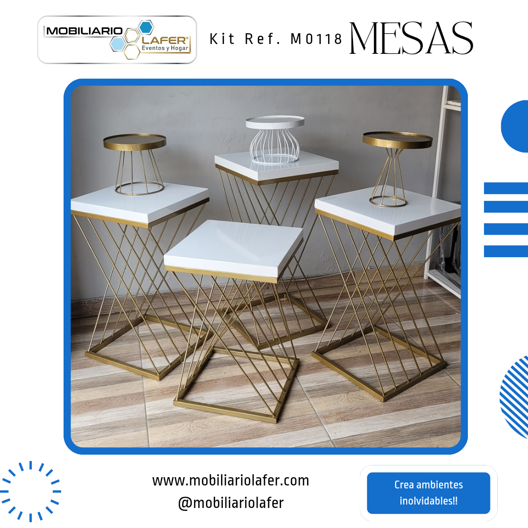 Ref. M010 Kit x 4 Mesa