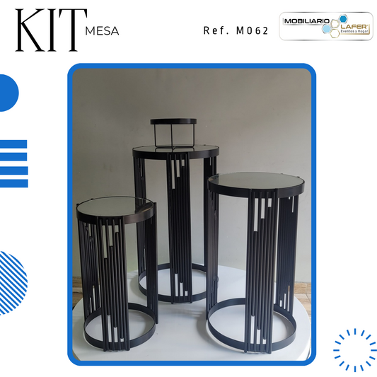 Ref. M062 Kit x 3 Mesa