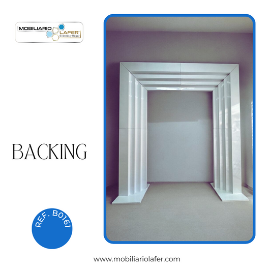 Ref. B0161 Backing Rectangular 3d