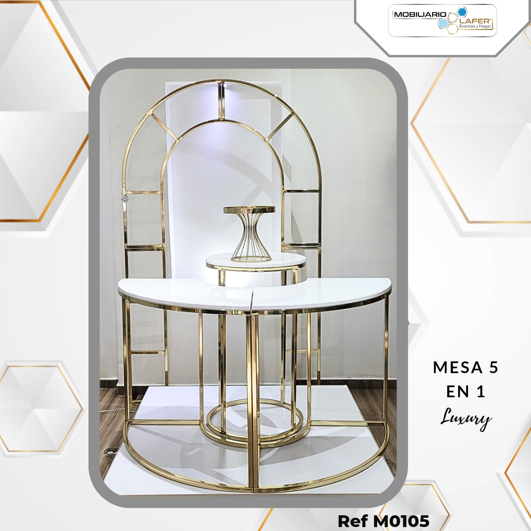 Ref. M105  Mesa 5 en 1 Desarmable