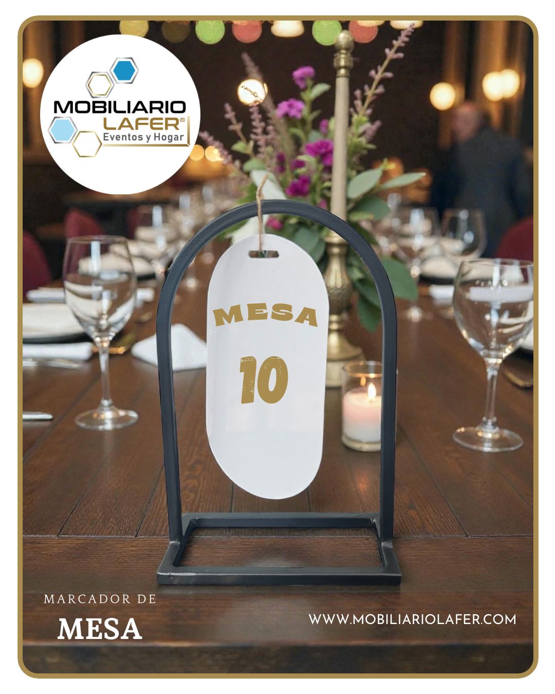 Ref MM002 Marcador de Mesa