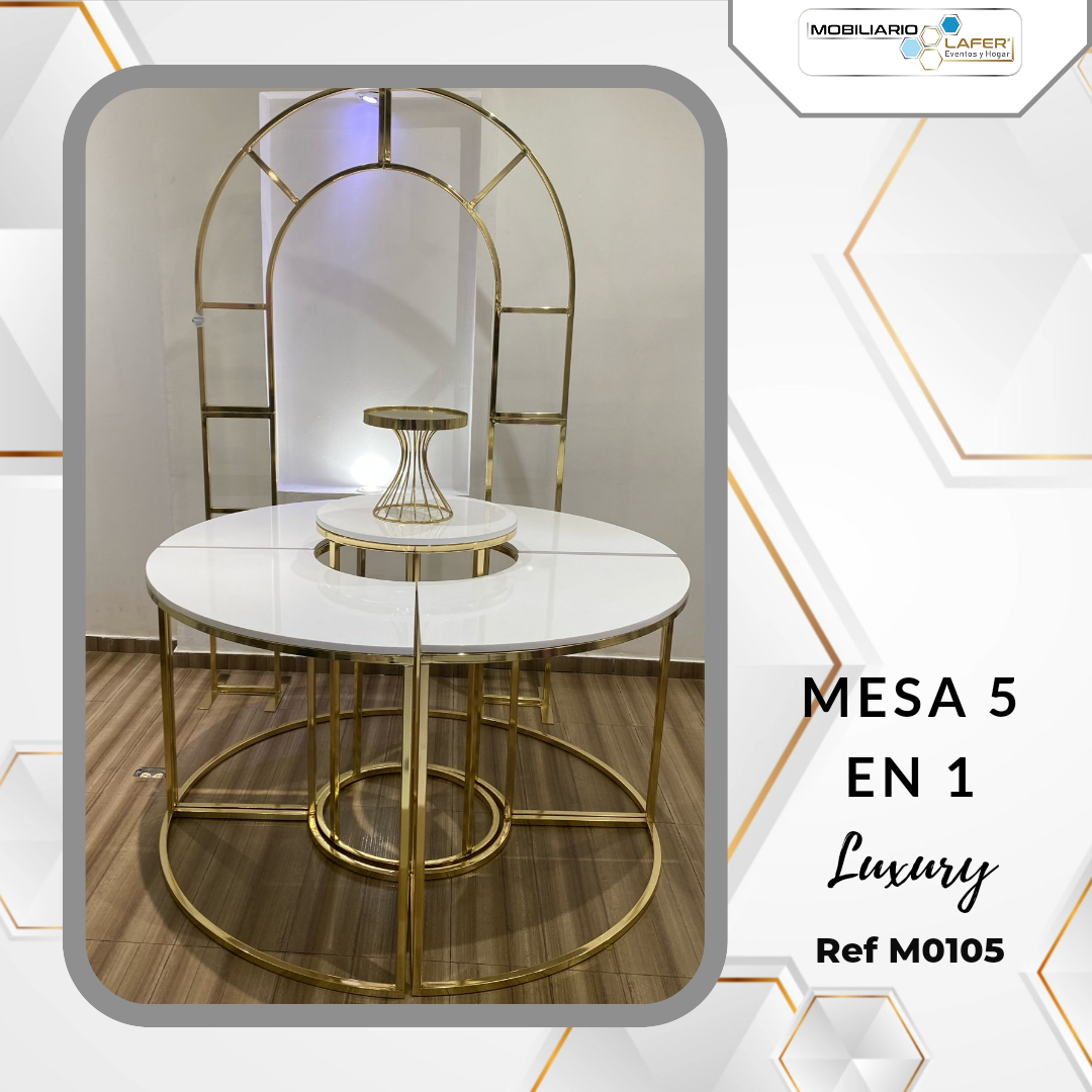 Ref. M105  Mesa 5 en 1 Desarmable