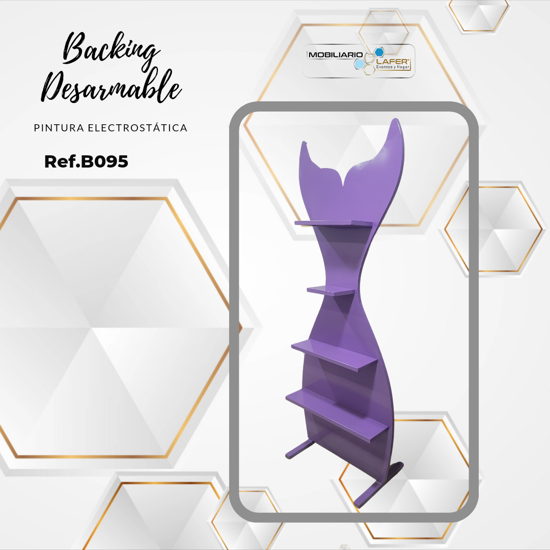 Ref.B095 Backing Desarmable