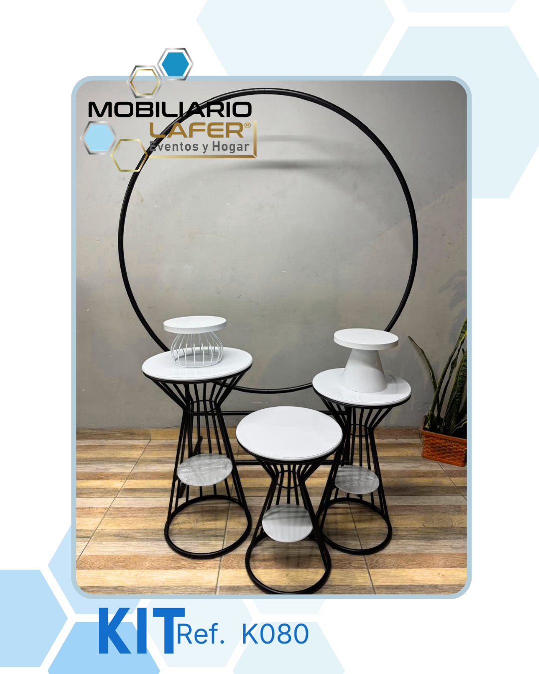 Ref K080 Kit Backing y Mesa Desarmables