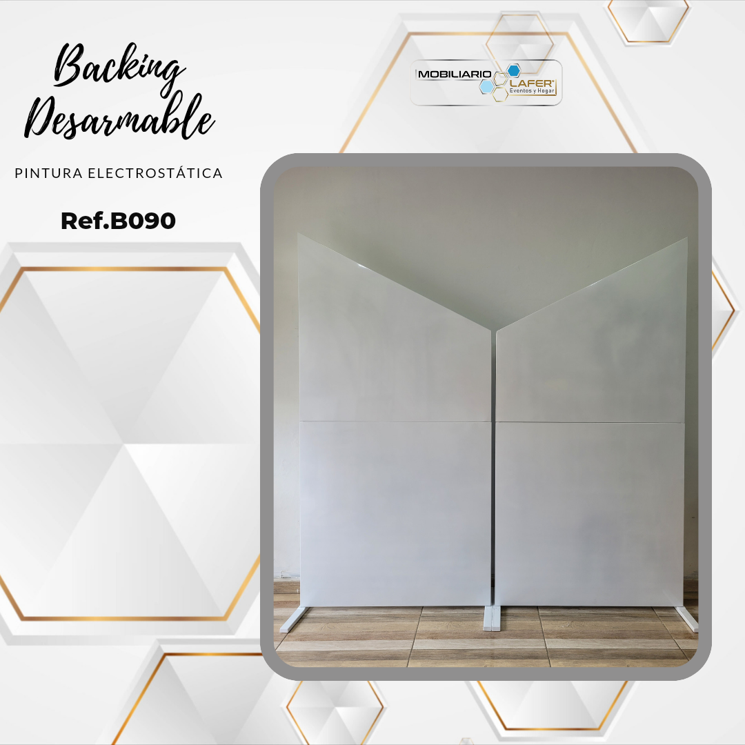 Ref.B090 Backing Desarmable