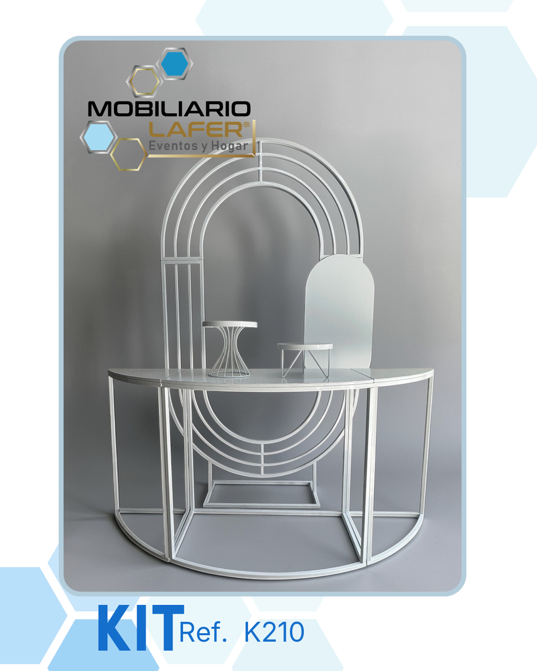 Ref K210 Kit Backing y Mesas