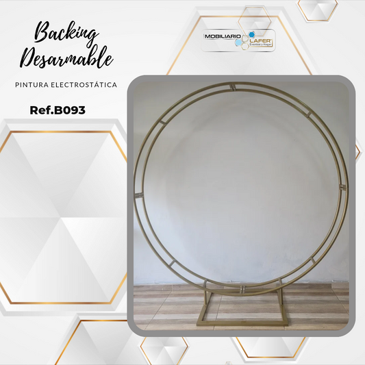 Ref.B093 Backing Desarmable