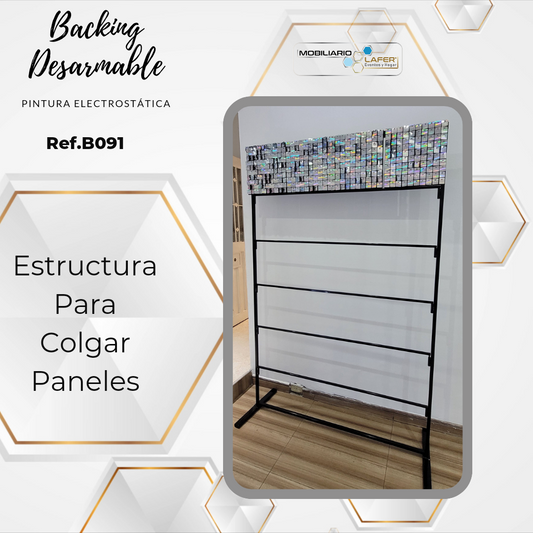 Ref.B091 Backing Para Colgar Paneles