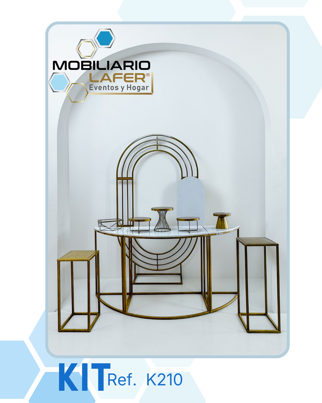 Ref K210 Kit Backing y Mesas