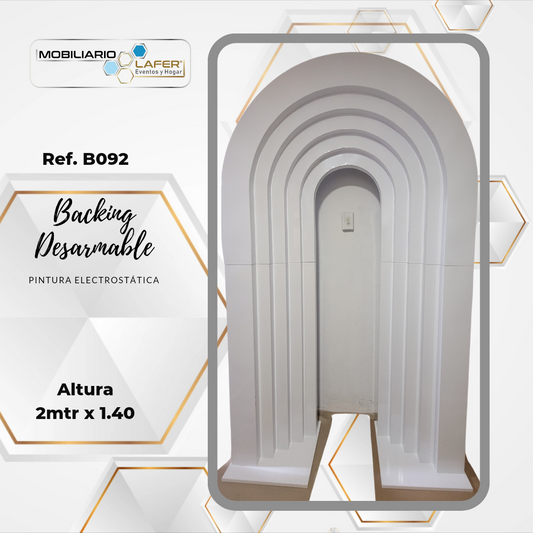 Ref.B092 Backing Desarmable