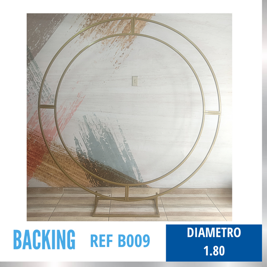 Ref. 009 Backing Circular doble aro